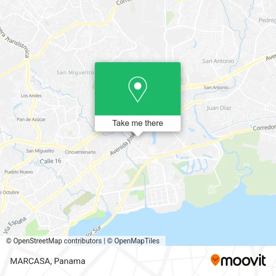MARCASA map