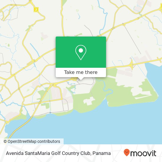 Avenida SantaMaria Golf   Country Club map