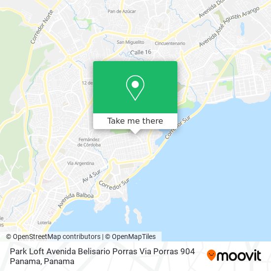 Park Loft Avenida Belisario Porras Via Porras 904  Panama map