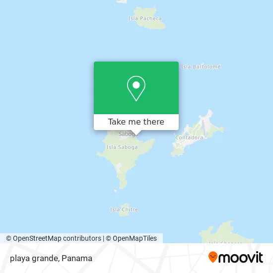 Mapa de playa grande