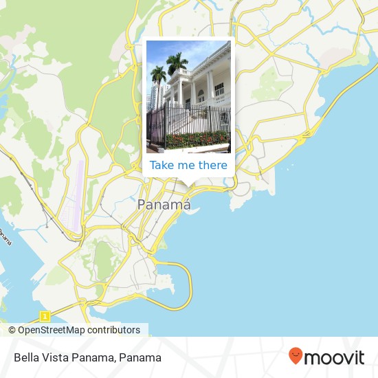Bella Vista Panama map