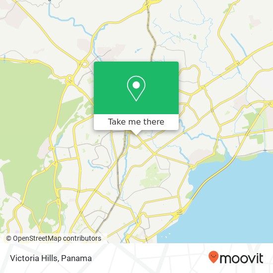 Victoria Hills map