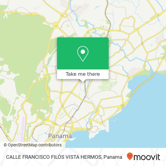 CALLE FRANCISCO FILÓS  VISTA HERMOS map