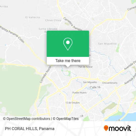 PH CORAL HILLS map
