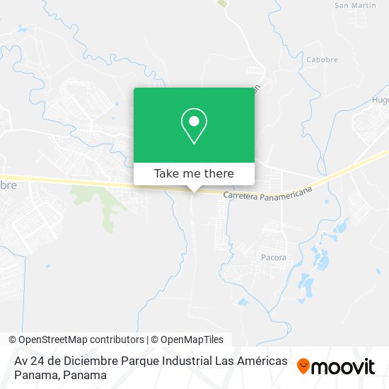 Av  24 de Diciembre  Parque Industrial Las Américas  Panama map