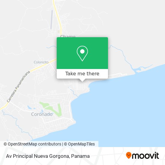 Av  Principal Nueva Gorgona map