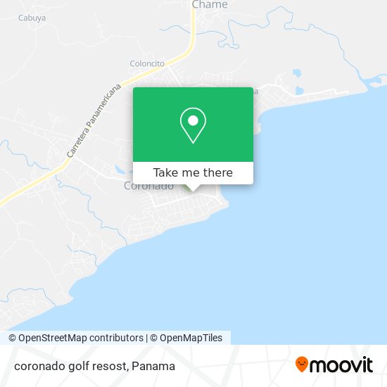 coronado golf resost map