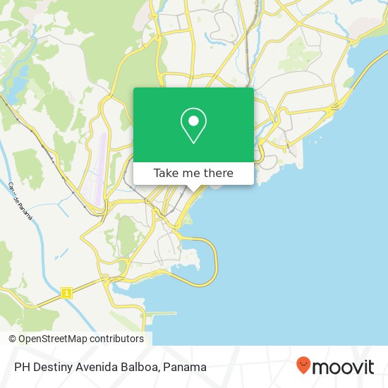 PH Destiny  Avenida Balboa map