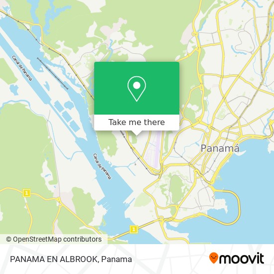 PANAMA EN ALBROOK map