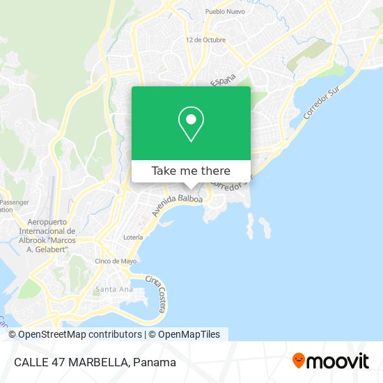 CALLE 47  MARBELLA map