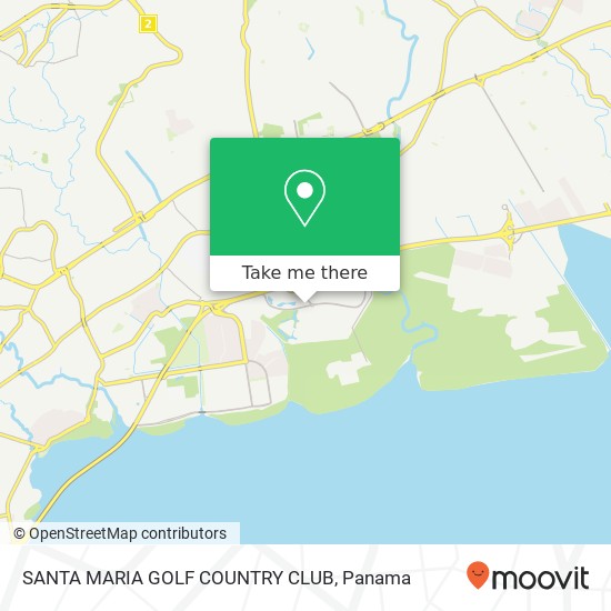 Mapa de SANTA MARIA GOLF   COUNTRY CLUB