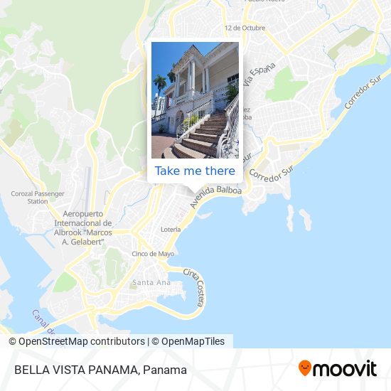 BELLA VISTA  PANAMA map