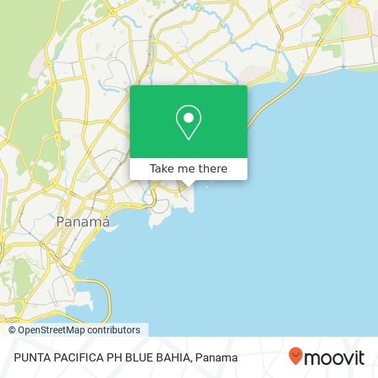 PUNTA PACIFICA  PH BLUE BAHIA map