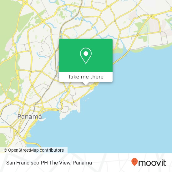 San Francisco  PH The View map