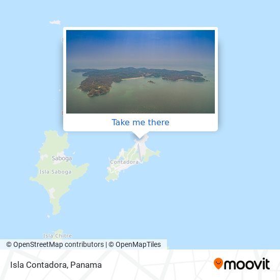 Mapa de Isla Contadora