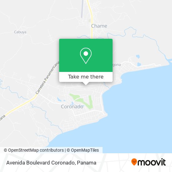 Avenida Boulevard Coronado map
