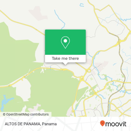 ALTOS DE PANAMA map