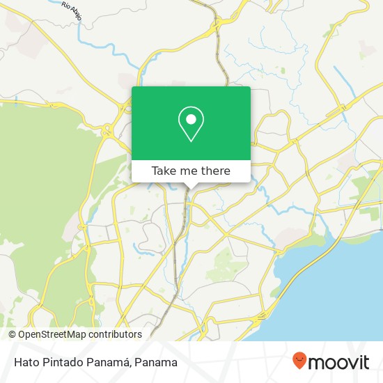 Hato Pintado  Panamá map