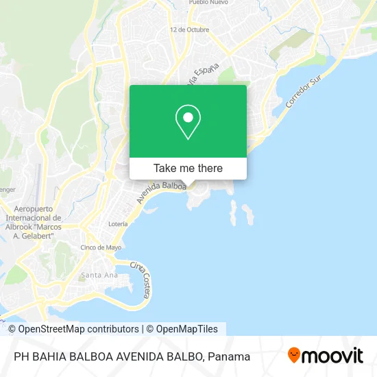 Mapa de PH BAHIA BALBOA   AVENIDA BALBO