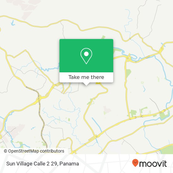 Mapa de Sun Village Calle 2 29