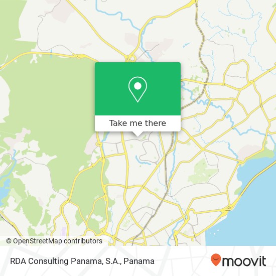 RDA Consulting Panama, S.A. map