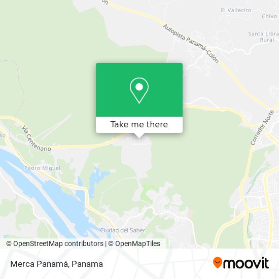 Mapa de Merca Panamá