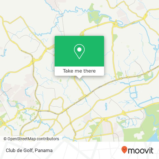 Club de Golf map