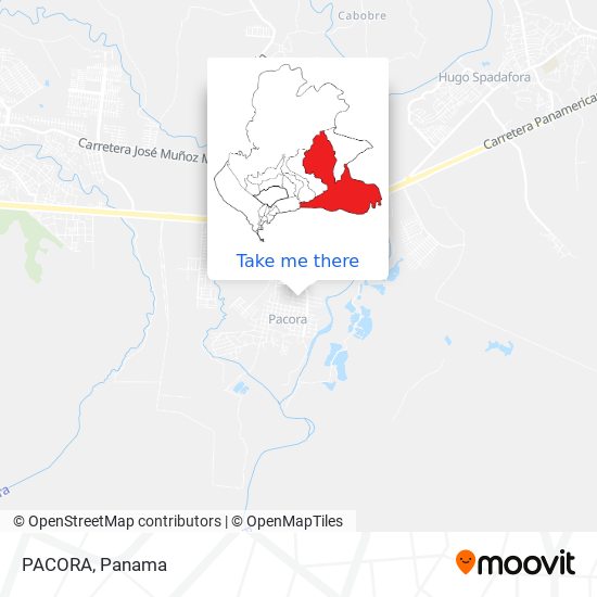 PACORA map