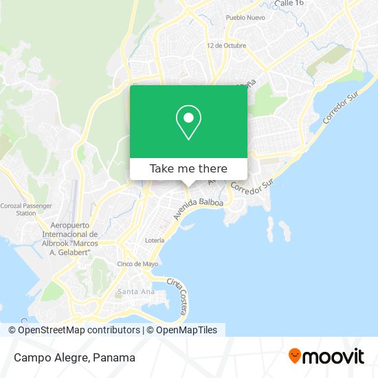 Campo Alegre map