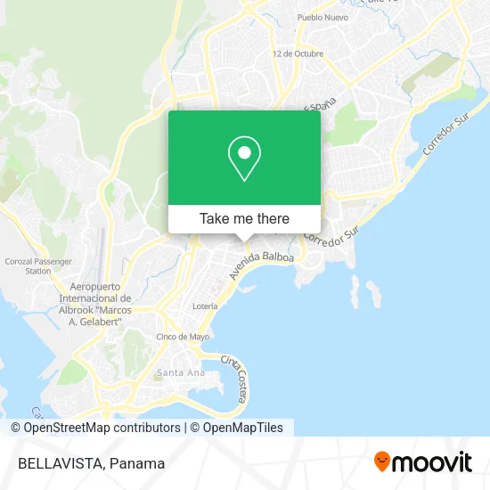 BELLAVISTA map