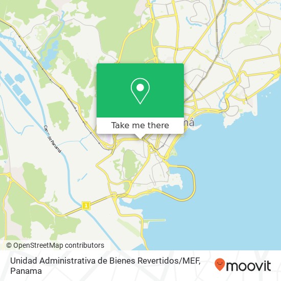 Unidad Administrativa de Bienes Revertidos / MEF map