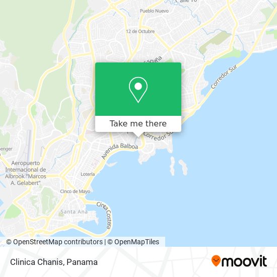 Clinica Chanis map