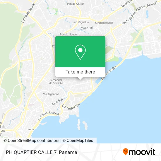 PH QUARTIER CALLE 7 map