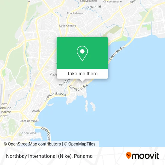 Northbay International (Nike) map