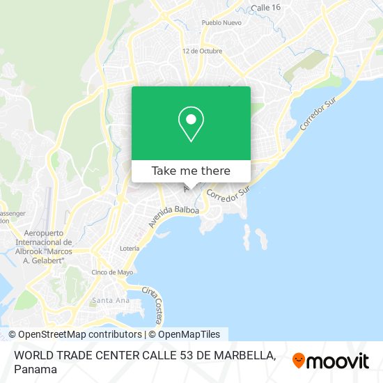 Mapa de WORLD TRADE CENTER CALLE 53 DE MARBELLA