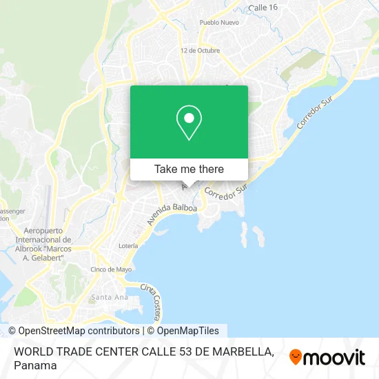 WORLD TRADE CENTER CALLE 53 DE MARBELLA map