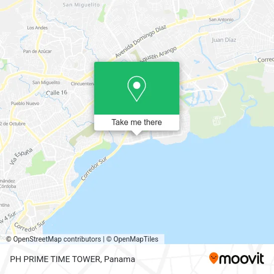 Mapa de PH PRIME TIME TOWER