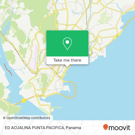 ED  ACUALINA PUNTA PACIFICA map