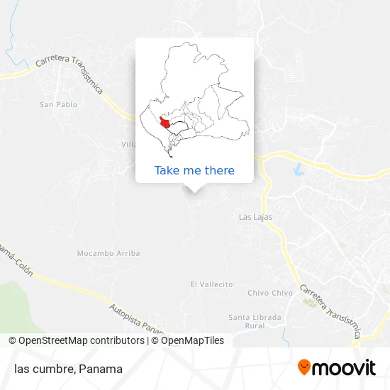 las cumbre map