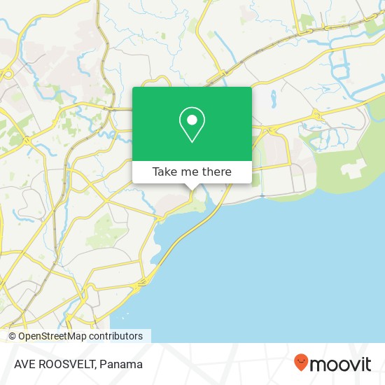 AVE ROOSVELT map