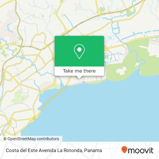 Costa del Este  Avenida La Rotonda map