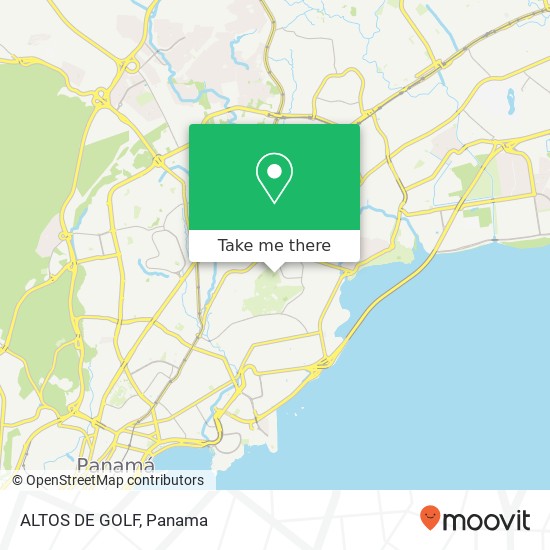 ALTOS DE GOLF map