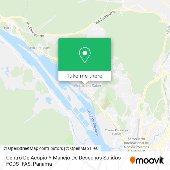 Centro De Acopio Y Manejo De Desechos Sólidos FCDS -FAS map