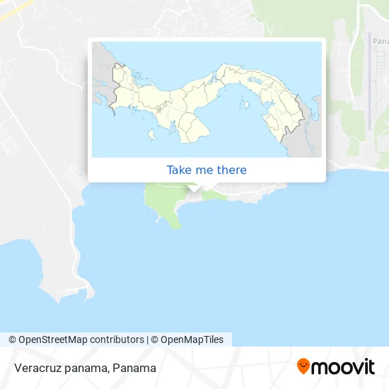 Mapa de Veracruz  panama