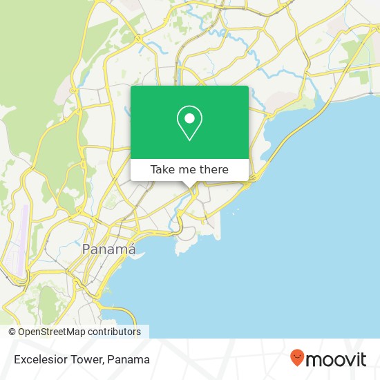 Mapa de Excelesior Tower