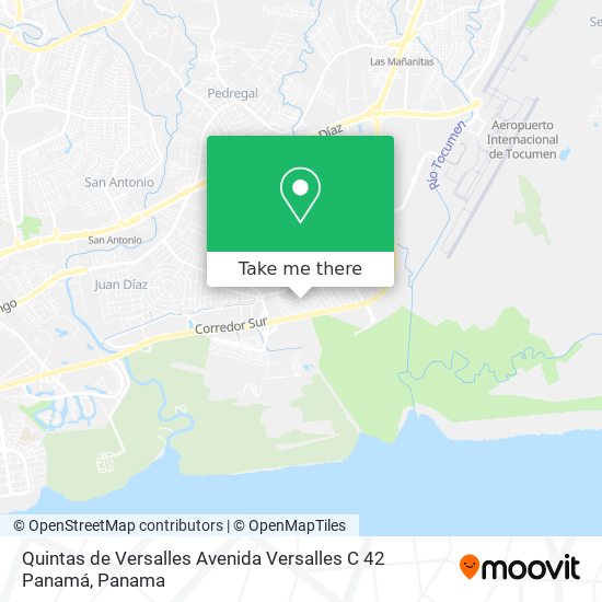 Quintas de Versalles Avenida Versalles C 42  Panamá map