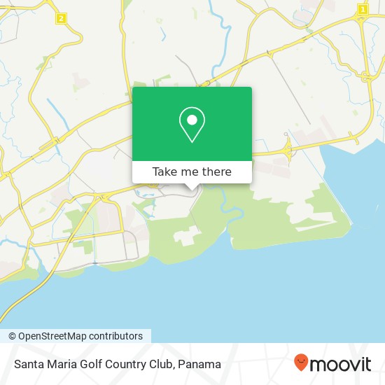 Mapa de Santa Maria Golf   Country Club