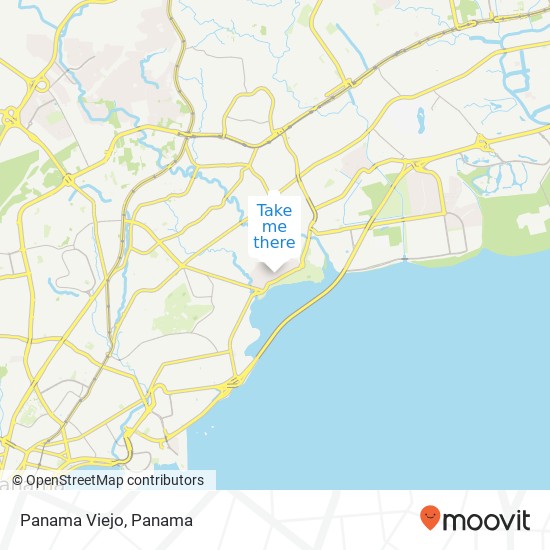Panama Viejo map