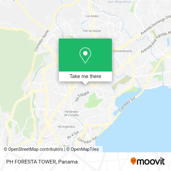 Mapa de PH FORESTA TOWER