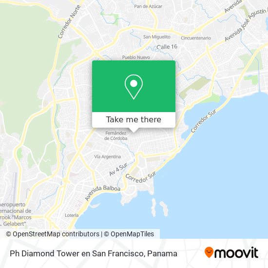 Ph  Diamond Tower en San Francisco map